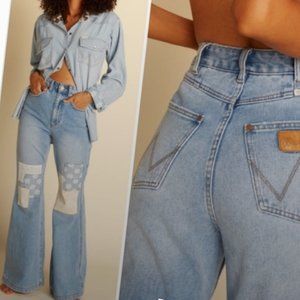 Billabong x Wrangler Flared Patch Jeans